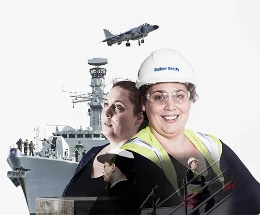 Ex-armed forces personnel working at Balfour Beatty